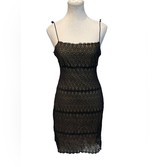 Cosabella Black Lace Mini Dress - Picture 1 of 9